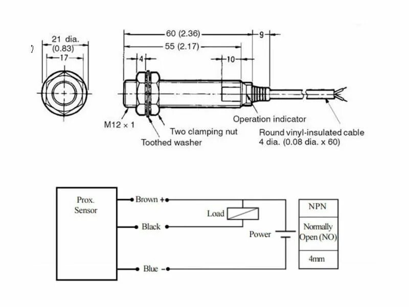 Подключение концевых датчиков Czujnik indukcyjny NPN LJ12A3-4-Z/BX 4mm hurtownia elektroniczna Telmal