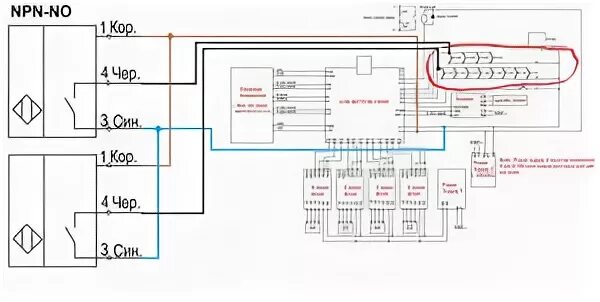 Подключение концевых датчиков Подключение концевых емкостных датчиков к Контроллер USB. - cnc-club.ru