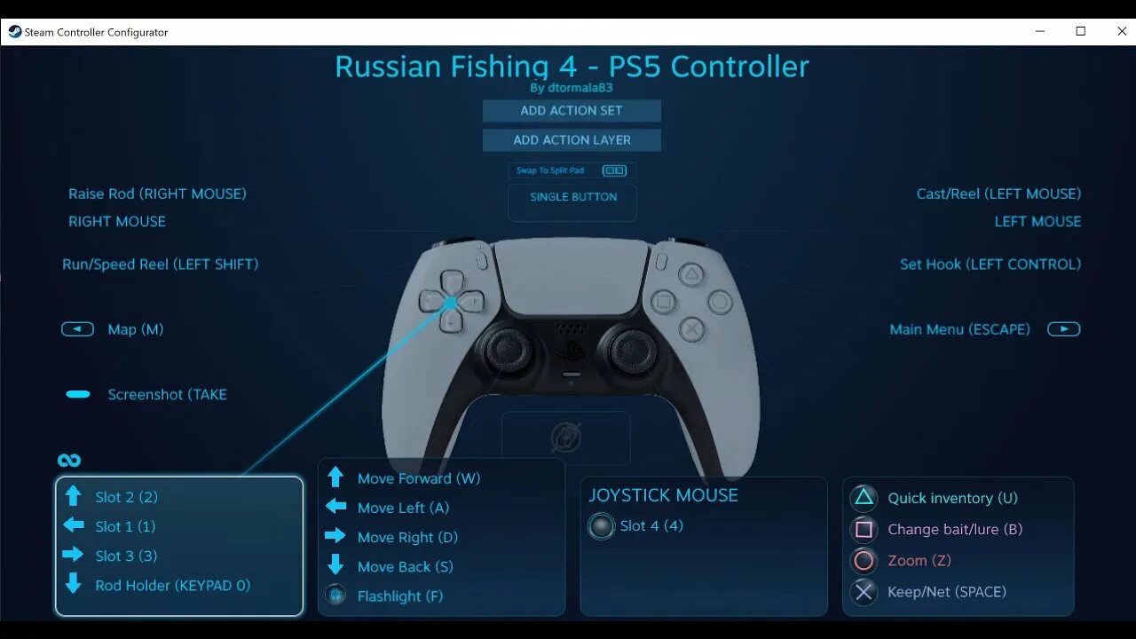 Подключение контроллера ps4 к компьютеру Russian Fishing 4 Controller Support PS5 (Steam) - YouTube