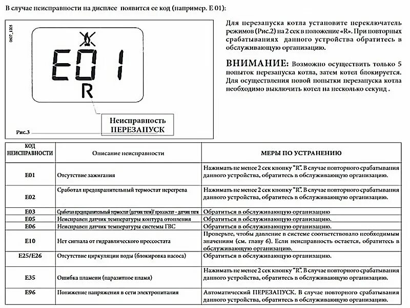 Подключение котла бахи ошибка е05 Котел газовый ошибка f02 фото - DelaDom.ru