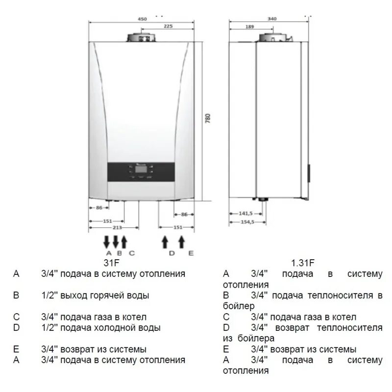 Подключение котла baxi eco nova 24f Котел бакси 24 квт одноконтурный фото - DelaDom.ru