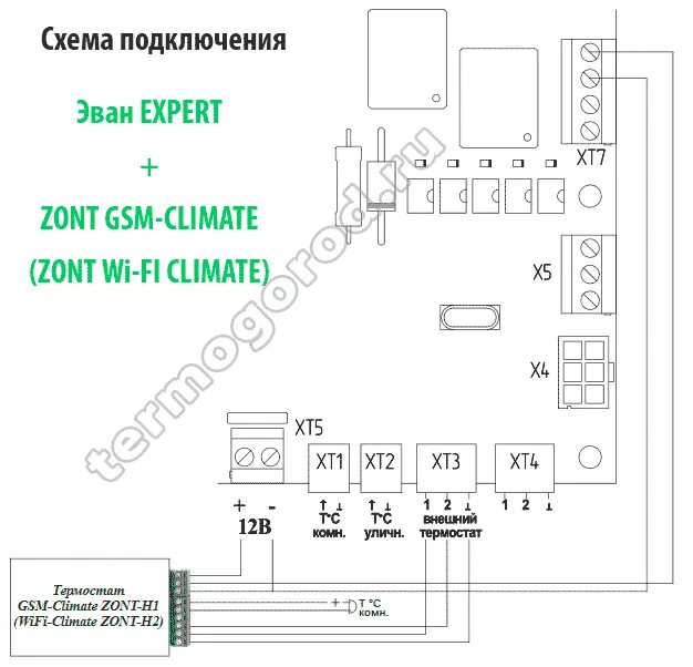 Подключение котла эван к вай фай Электрический котел Эван EXPERT 7 220/380В