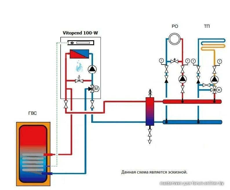 Подключение котла к гвс Подключение электрического бойлера к газовому котлу: технология проведения работ