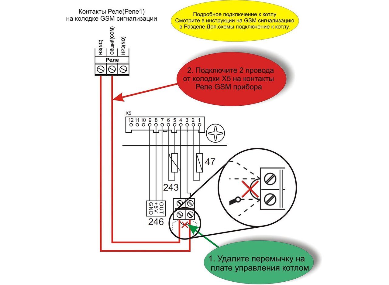 Подключение котла к интернету Схемы подключения газовых котлов Ferroli