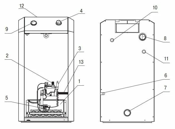 Подключение котла лемакс Газовый котел Лемакс 12.5 кВт Газовый напольный котел ПРЕМИУМ - 10 N со стальным