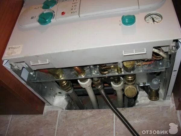 Подключение котла vaillant Отзыв о Двухконтурный настенный газовый котел Vaillant Atmomax Pro VUW 240 Эконо