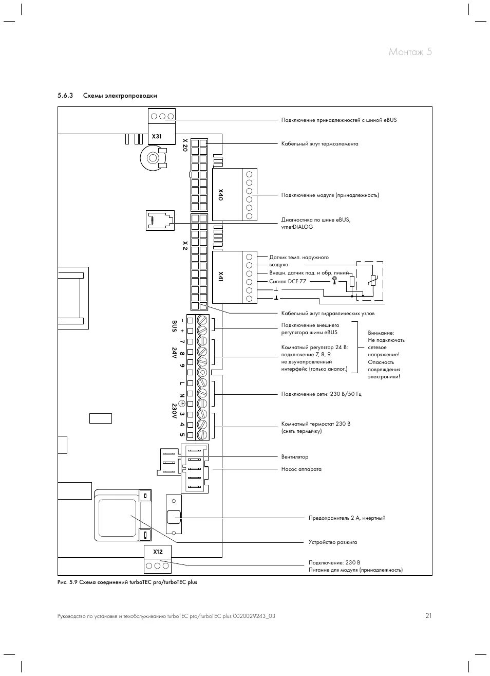 Подключение котла vaillant к zont Монтаж 5 Инструкция по эксплуатации VAILLANT turboTEC plus VUW монтаж Страница 2