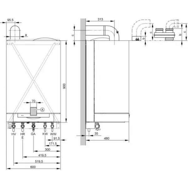 Подключение котла висман 100 Hamster.md :: Котел Viessmann Vitopend 100, 31 kW 2-контурный, турбо