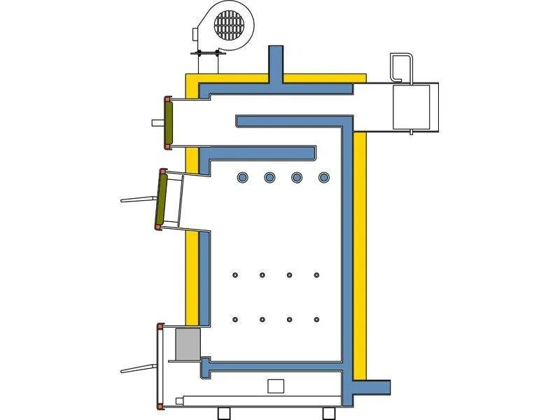 Подключение котлов длительного горения Как сделать своими руками котел твердотопливный длительного горения: чертежи