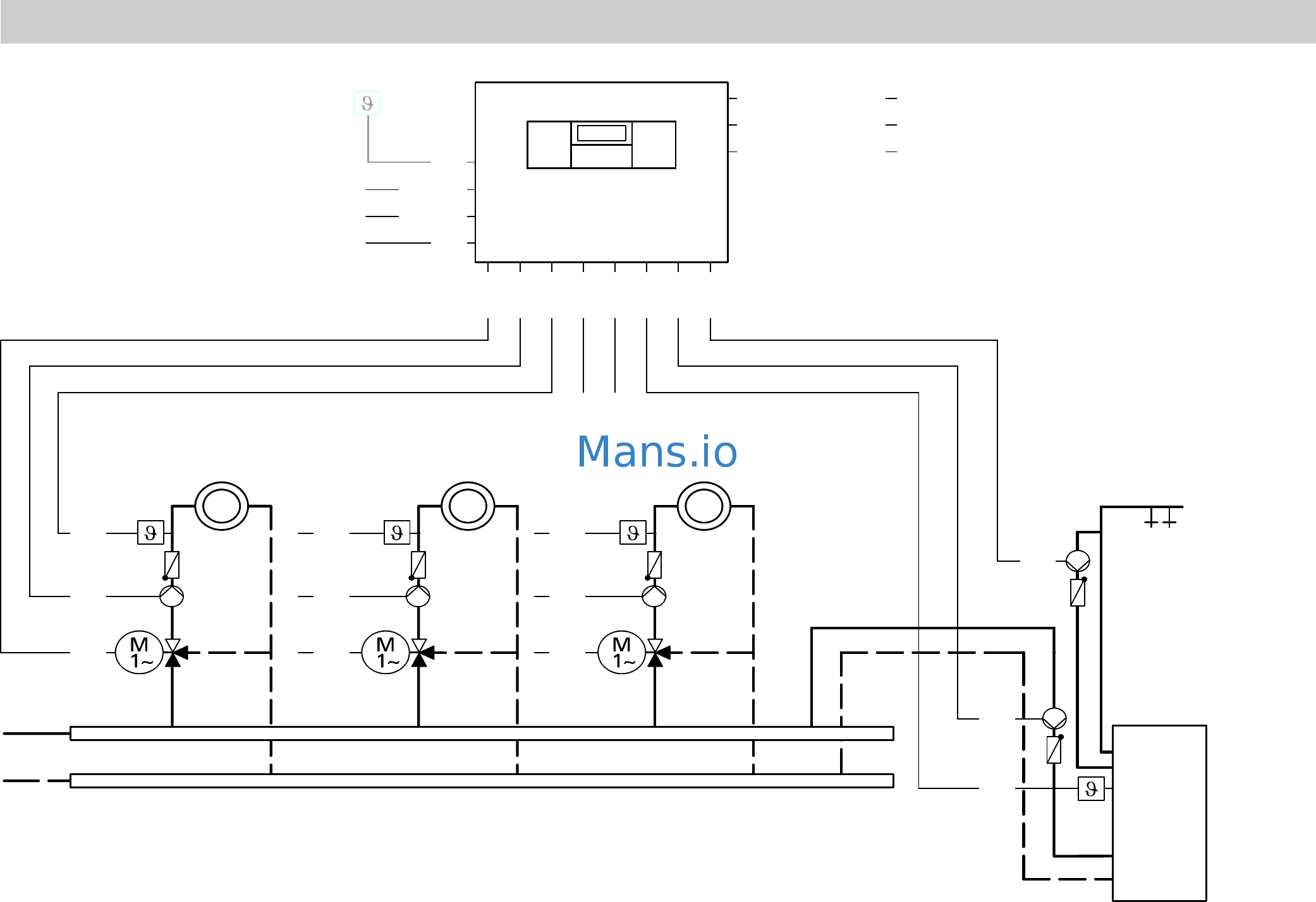 Подключение котлов viessmann Viessmann Vitotronic 050, HK1S 4/76 System version 1