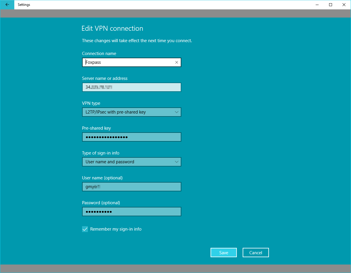 Подключение l2tp windows 10 ipsec - How do I get an L2TP Foxpass VPN connection working in Windows 10? - Ser