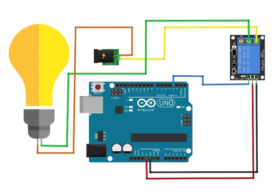 Подключение лампочки к ардуино Arduino Relay Shield Circuit Diagram