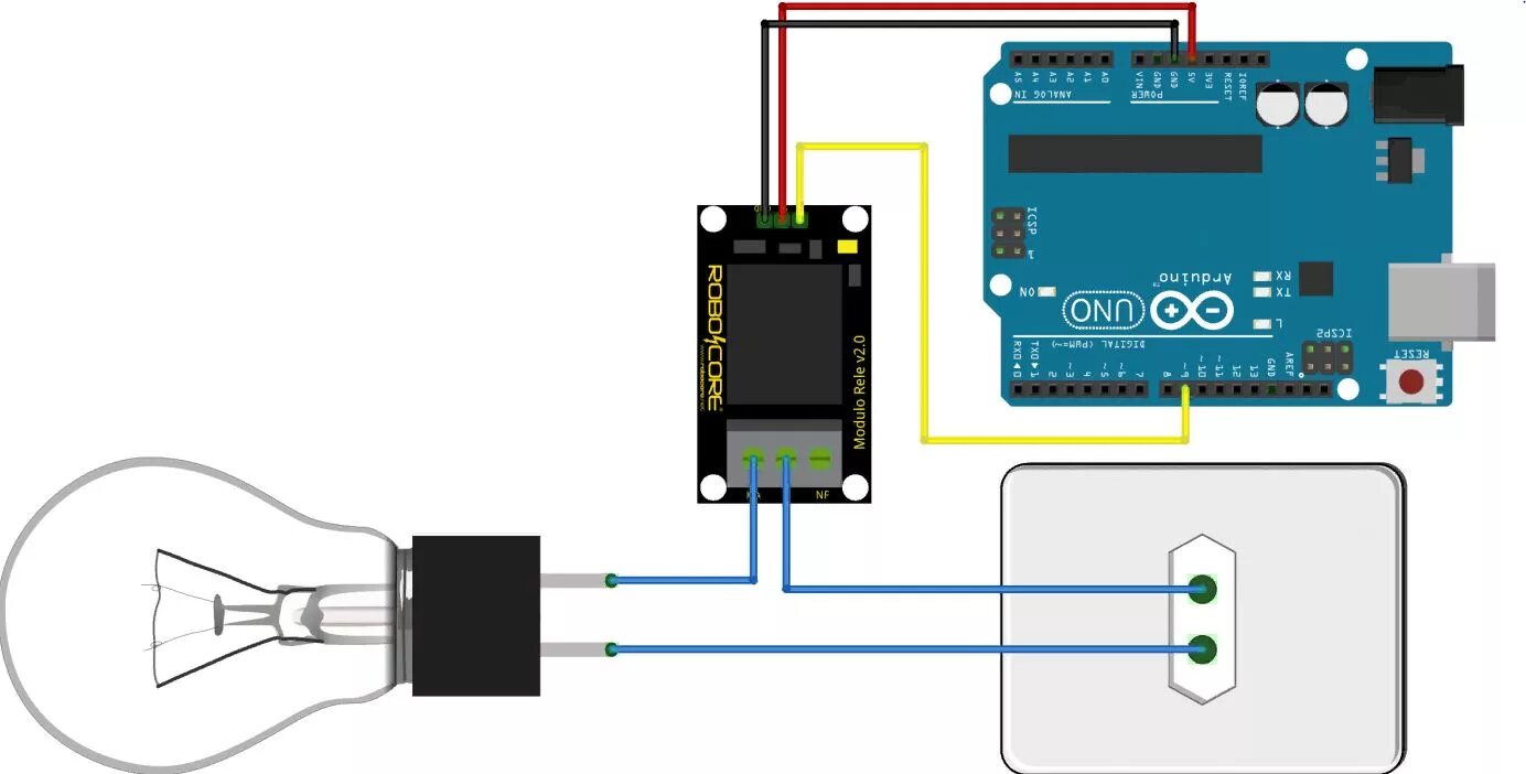 Подключение лампочки к ардуино Инструкция по подключению реле к Arduino