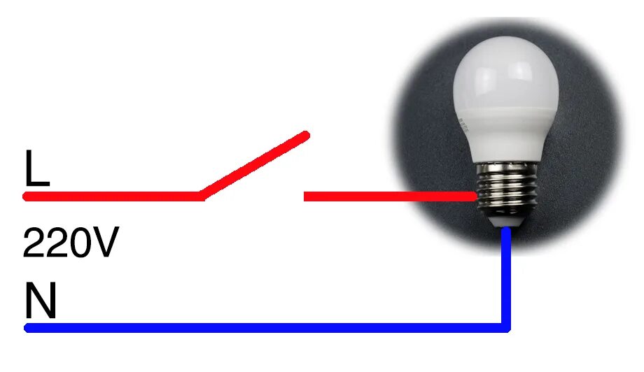 Подключение лампочки к сети 220в Картинки ЛАМПА ЛАМПА ВЫКЛЮЧАТЕЛЬ СХЕМА СОЕДИНЕНИЯ