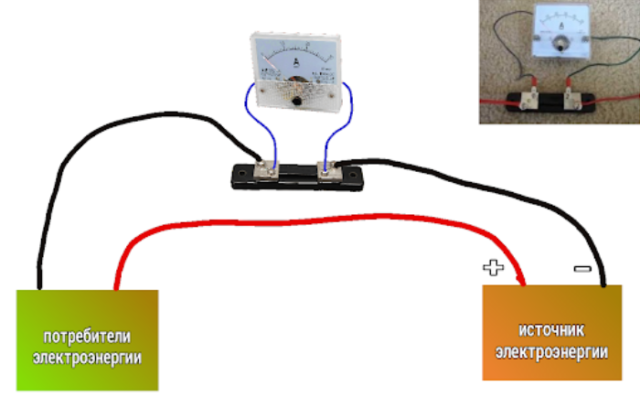 Подключение лампочки к зарядному устройству Амперметр - что измеряет, физическая величина, формула и определение кратко (8 к