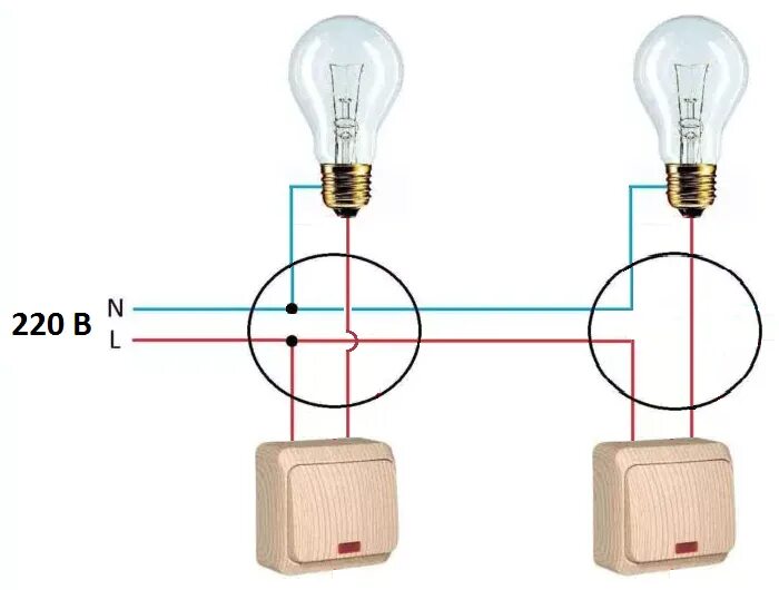 Подключение лампочки yeelight Ответы Mail.ru: Дайте фото и схемы подключения 2 выключателя и 2 лампочки. Не 2 