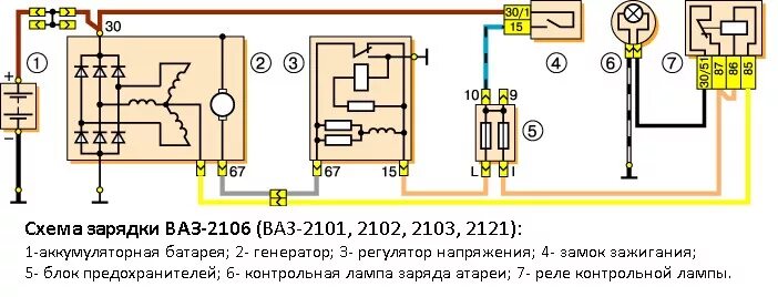 Подключение лампочки зарядки Пропала зарядка АБК - Lada 2102, 1,2 л, 1972 года поломка DRIVE2