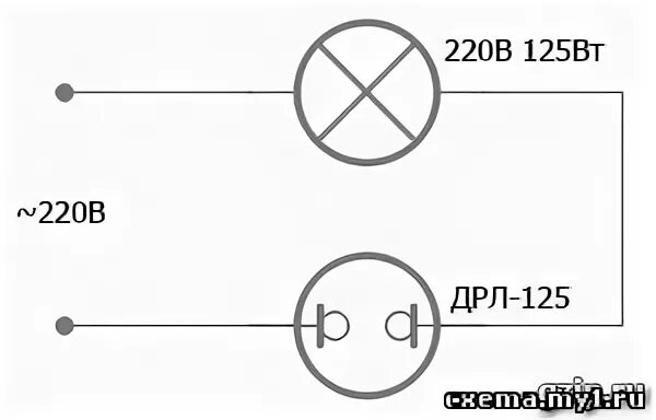 Подключение лампы дрл без дросселя Источник ультрафиолетового излучения из лампы ДРЛ - Приспособления для пайки и к