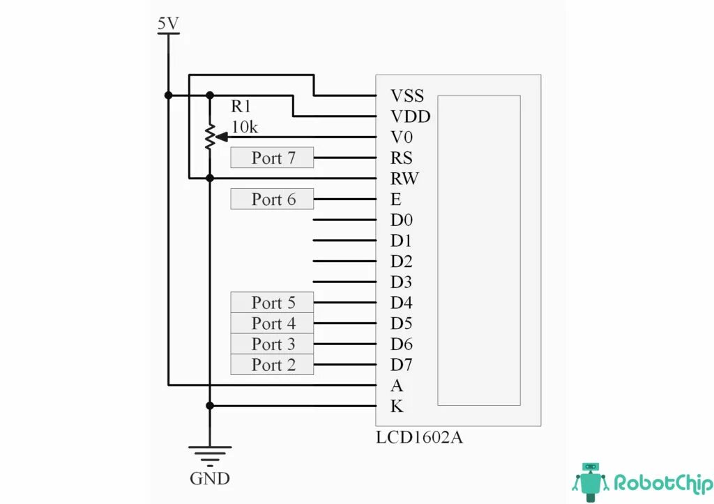 Подключение lcd панели Обзор LCD-дисплея 1602A (LCD1602A) - RobotChip