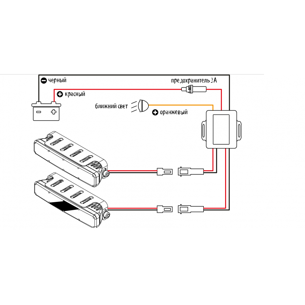 Подключение led фар Светодиодные дневные ходовые огни MTF Light Town Купить, цена, отзывы