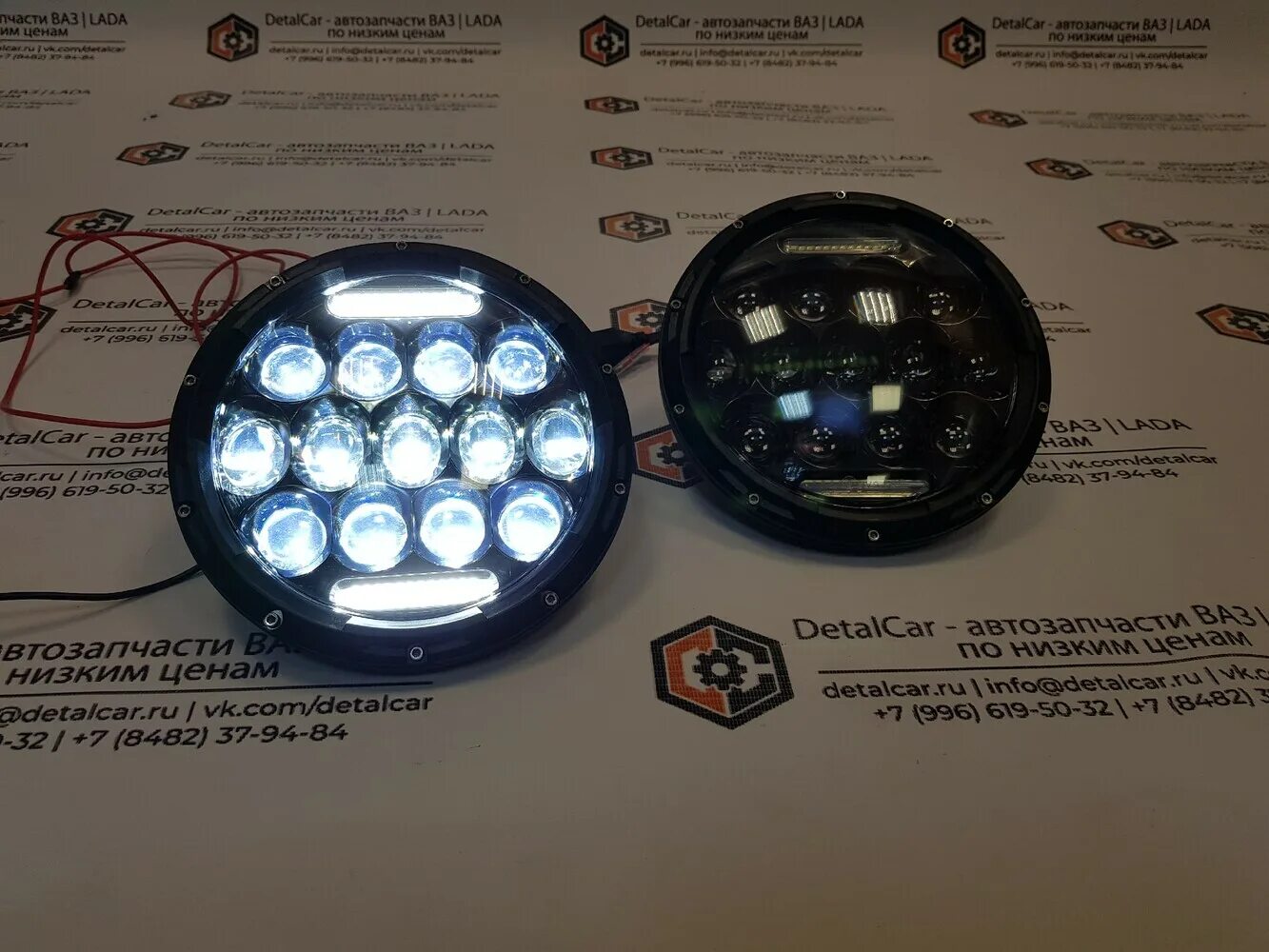 Подключение лед фар на ниву 2121 КОМПЛЕКТ LED ФАР НИВА 4Х4 R80 - купить по цене 4 400 руб. в интернет-магазине De