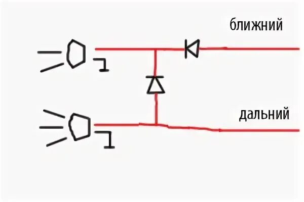 Подключение линзы через диод Вопрос по реализации БС + ДС в фарах HELLA H7/H7 - Volkswagen Polo Sedan, 1,6 л,