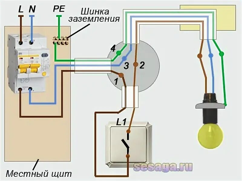 Подключение люстры без заземления Куда подключать заземление HeatProf.ru