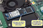 Подключение m 2 накопитель Подключение к диску ssd