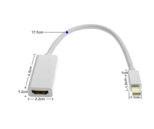 Подключение mac к телевизору Mini Displayport Thunderbolt на Hdmi женский адаптер кабель для Macbook Pro Air 