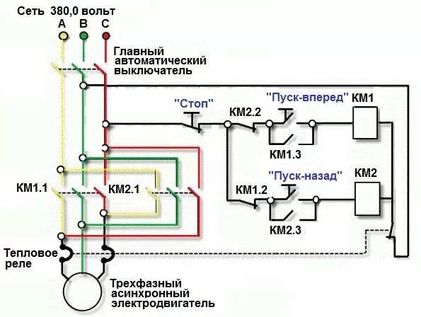 Подключение магнитного пускателя через кнопочный пост Кнопочный пост реверс