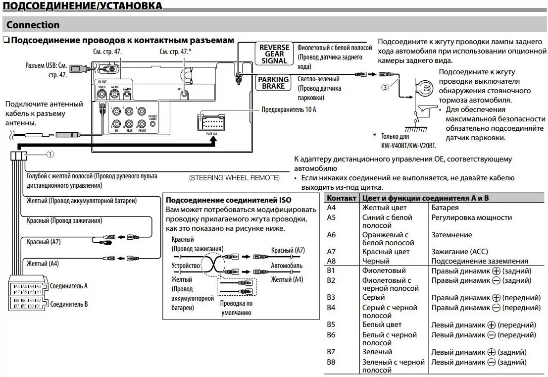 Подключение магнитофона jvc четыреста восемьдесят два Установлена JVC KW-V20BTEE - Volkswagen Tiguan (1G), 1,4 л, 2014 года автозвук D