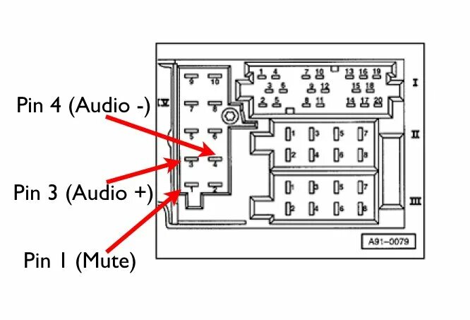 Подключение магнитол audi Bose stereo - phone mute feature pin/wire? VW Vortex - Volkswagen Forum