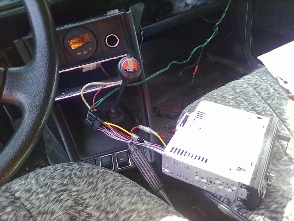 Подключение магнитолы 2105 Магнитола JVC KD-R48EE - Lada 2107, 1,6 л, 1983 года автозвук DRIVE2