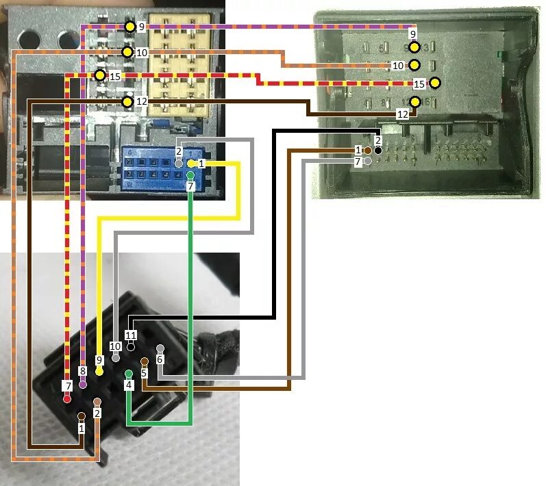 Подключение магнитолы а7 шкода Блок MDI - USB, AUX (Блок 2Е) - Skoda Superb Mk2, 1,8 л, 2012 года стайлинг DRIV