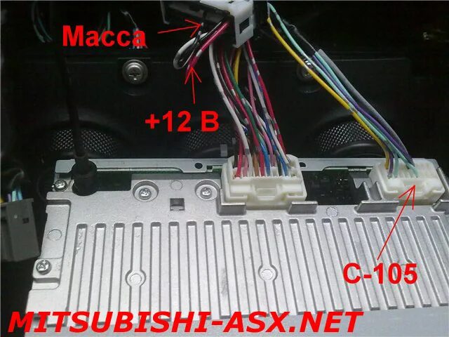 Подключение магнитолы асх Установка штатного Вluetooth и USB на ASX S01 - Авто клуб Mitsubishi ASX Мицубис