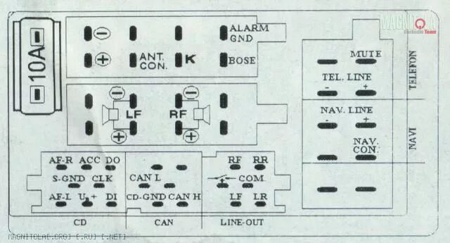 Подключение магнитолы ауди а4 Линейный драйвер для замены ШГУ Audi Concert 2