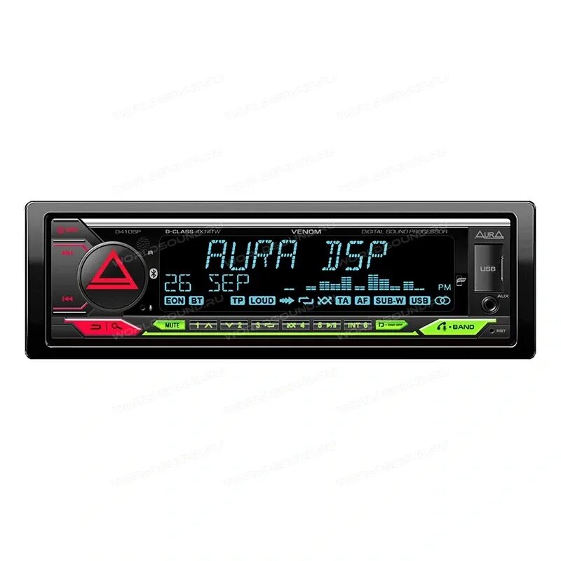 Подключение магнитолы аура веном Автомагнитола 1-DIN AurA Venom-D41DSP купить по выгодной цене - Мир автозвука Wo