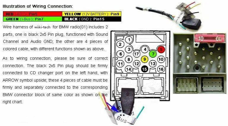 Подключение магнитолы бмв е46 Распиновка разъема магнитолы bmw e46 Sarma-Auto.ru