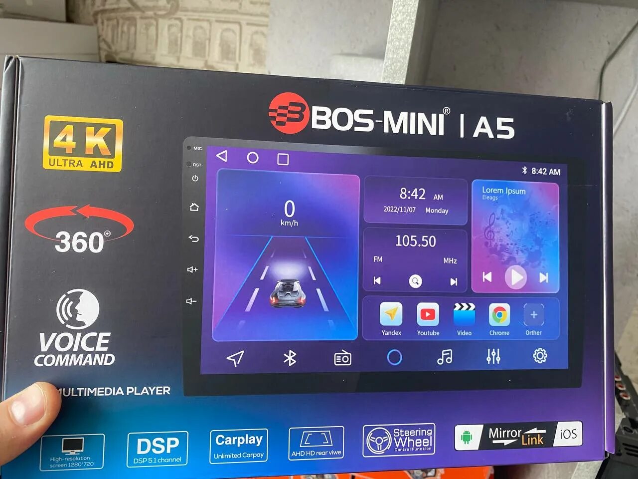 Подключение магнитолы bos mini a2 Автомагнитола Модель А5 2/32gb 10 дюймов в Lancer 10 обзор - смотреть видео онла