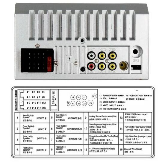 Подключение магнитолы car mp5 HEVXM 7010B 2DIN Автомобильный радиоприемник Bluetooth-совместимый 7-дюймовый ст