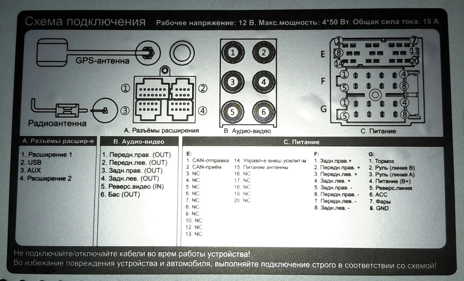 Подключение магнитолы dexp Автопроигрыватель DEXP EVOLUTION-A01. - Hyundai Santa Fe (1G), 2,4 л, 2005 года 