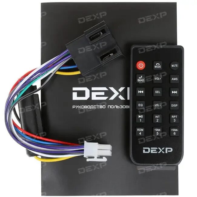 Подключение магнитолы dexp Автопроигрыватель DEXP SX-1R 1DIN, 4x45 Вт, USB/AUX/SD/BT, MP3, Подсветка: Красн