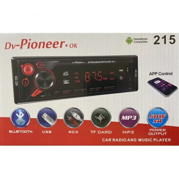 Подключение магнитолы dv pioneer ok Автом-ла "DV-Pioneer.ok (б/диск) (4*50 Вт, Bluetooth, 2USB, AUX, ISO-разъем,пуль