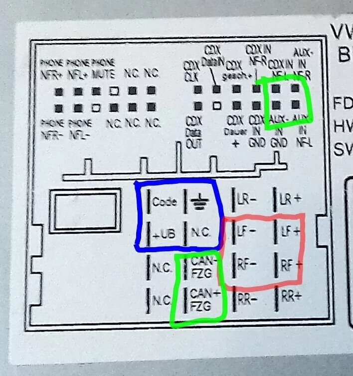 Подключение магнитолы фольксваген Установка магнитолы RCD 310 в Skoda fabia до FL (или вариант нищеброда из провин