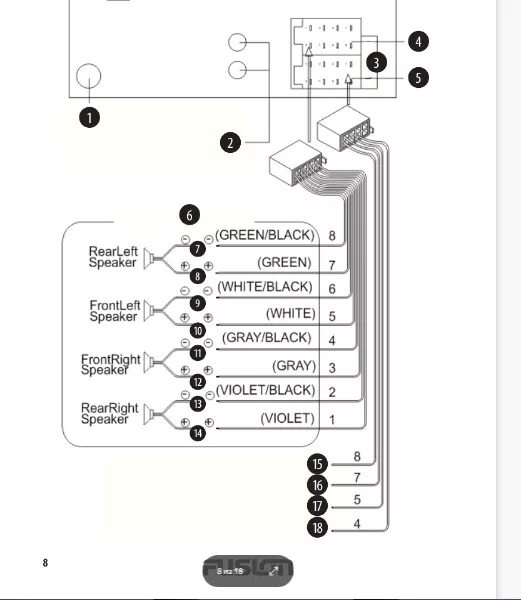 Подключение магнитолы fusion Распиновка Philips, Digma, Econ, Calcell, RedPower, FarCar, Fusion, Integra, Rol
