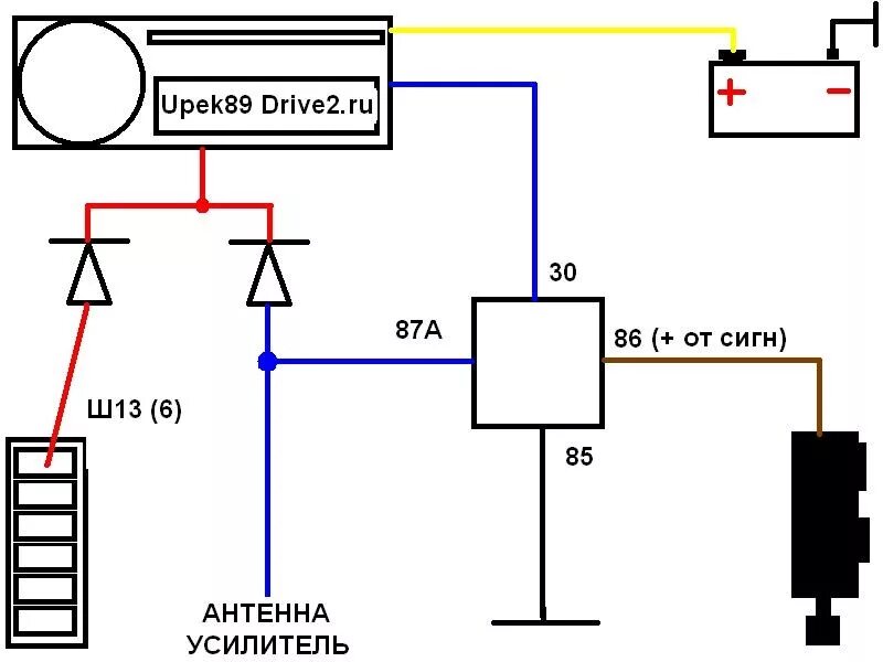 Подключение магнитолы к зажиганию ваз Правильное подключение магнитолы. - Сообщество "Кулибин Club" на DRIVE2