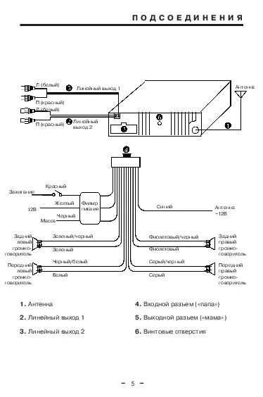 Подключение магнитолы мистери схема Инструкция автомагнитолы Mystery MCD-577MP - Инструкции по эксплуатации бытовой 