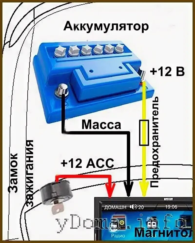 Подключение магнитолы напрямую к аккумулятору Сбиваются настройки в автомагнитоле - как устранить