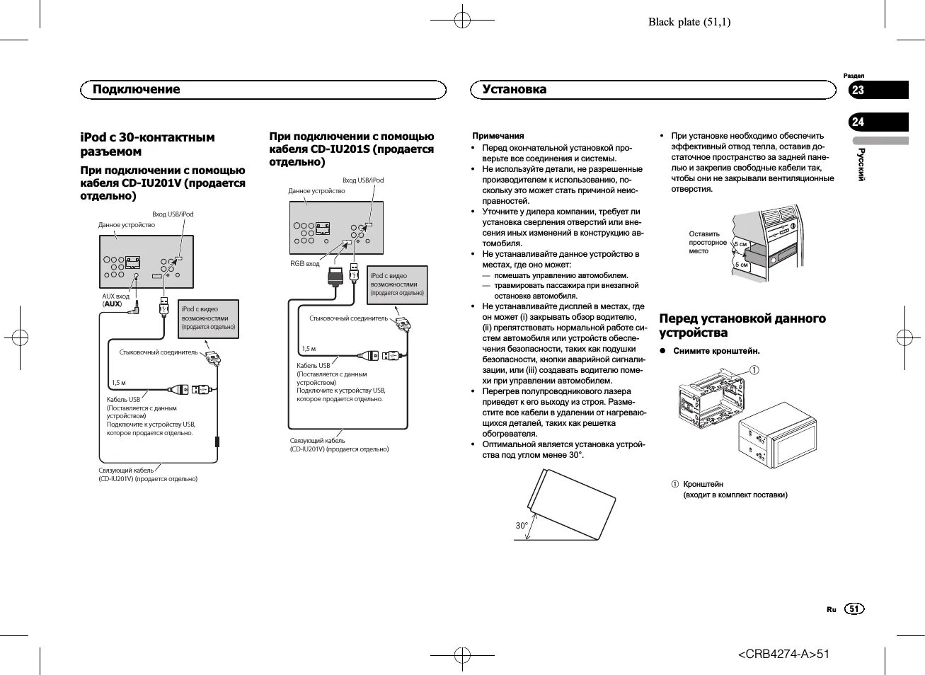 Подключение магнитолы pioneer avh Pioneer AVH-X2500BT: Инструкция и руководство, Ipod, С 30-контактным разъемом, У