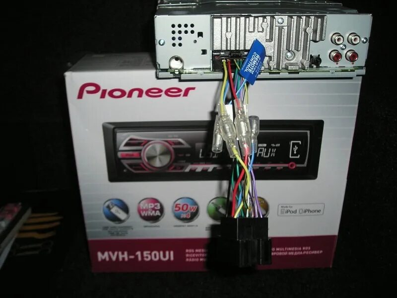 Подключение магнитолы pioneer mvh Заменил китайский магнитофон) - ГАЗ 2401, 2,4 л, 1982 года электроника DRIVE2